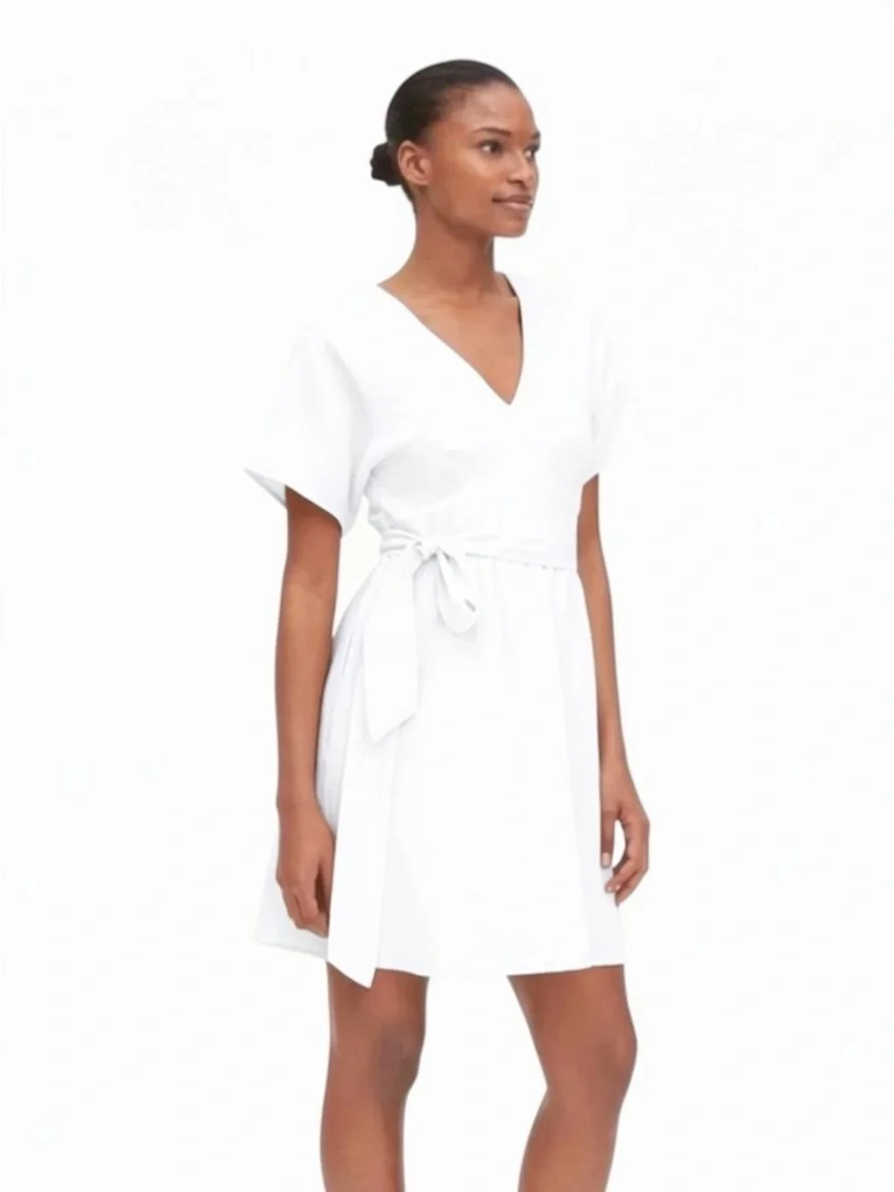 NEW GAP Kimono Sleeve Linen Blend Dress Size 12